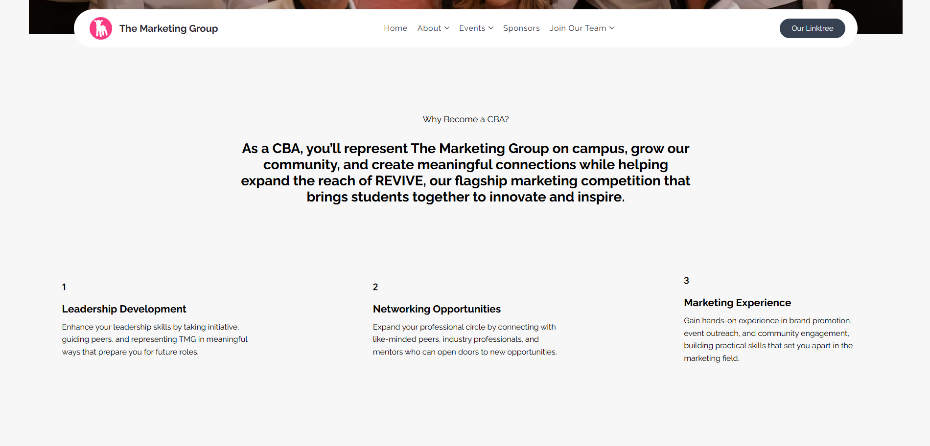New CBA page why become a CBA section screenshot