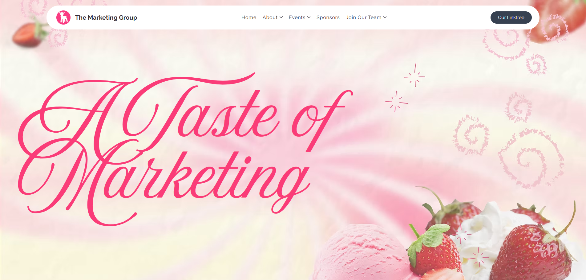 New Taste of Marketing event detail screenshot