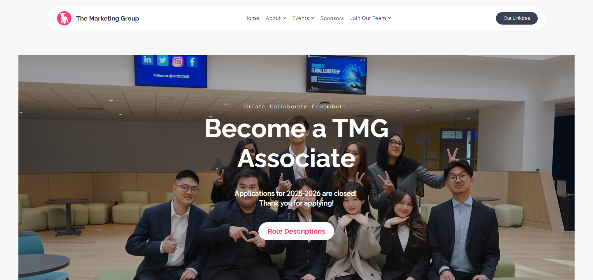 New join page desktop screenshot